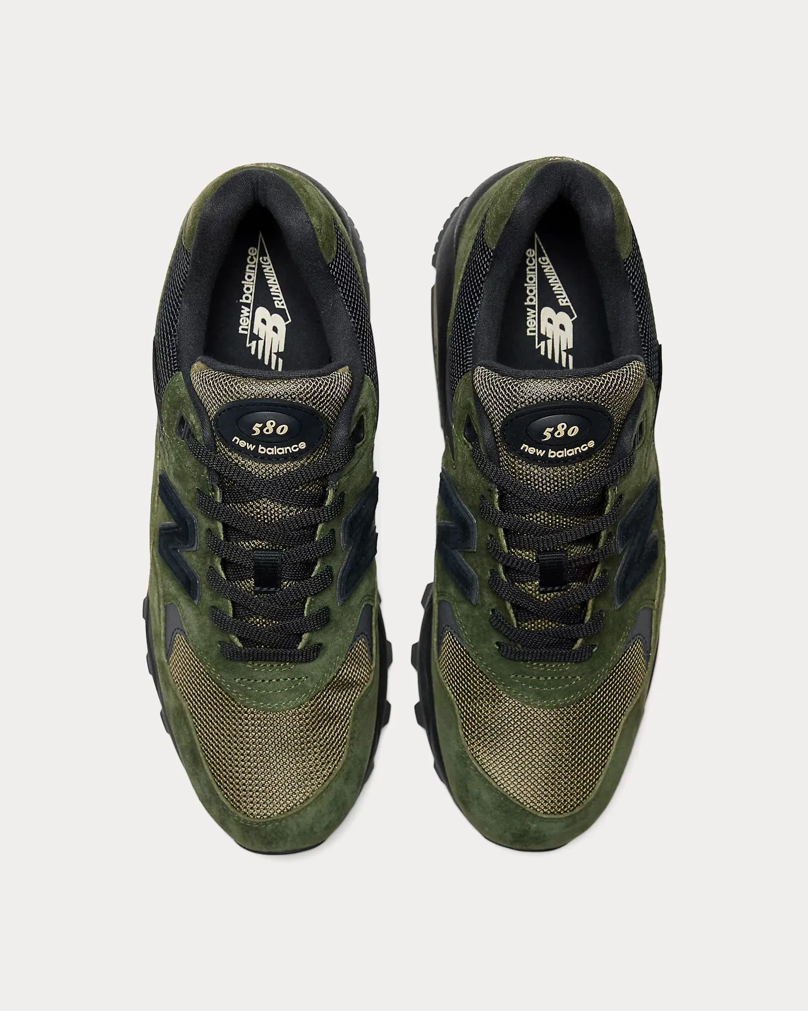 580 Kombu / Black / Hot Marigold Low Top Sneakers