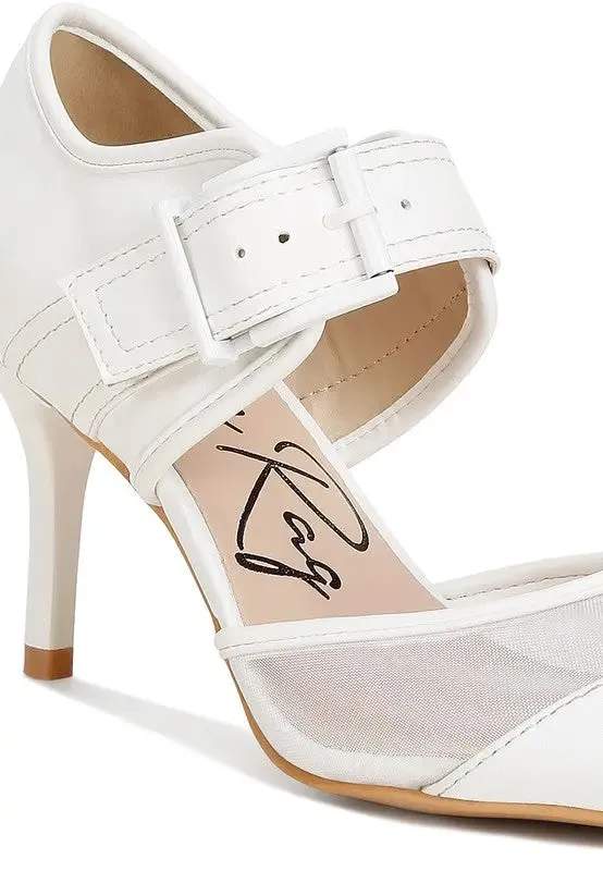 Aneri Buckle Detail Pump Sandals