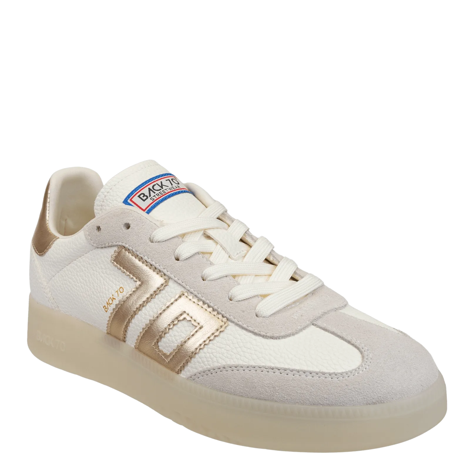 Back 70 Streetwear Boston Sneakers in Metallic Gold