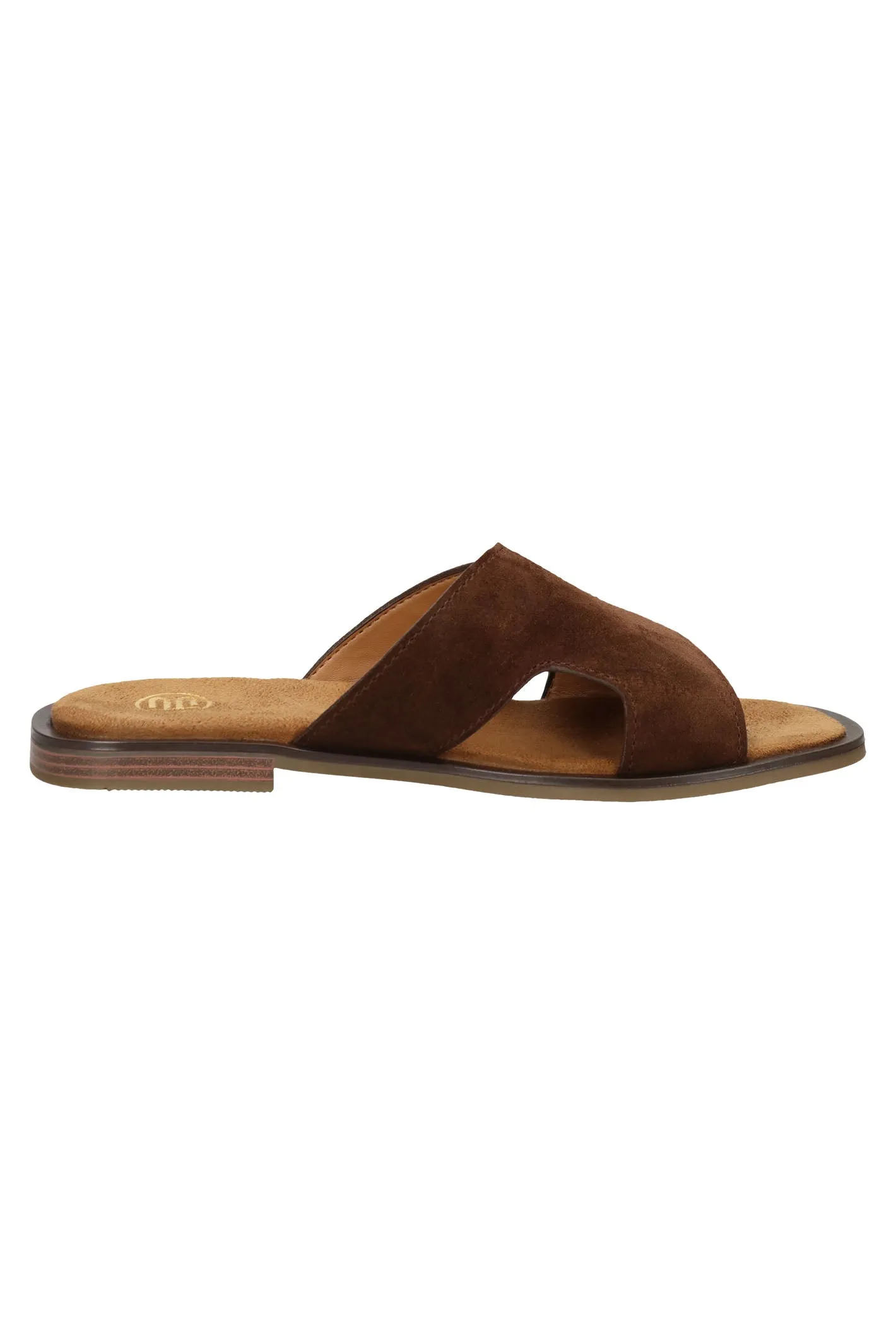 Bagatt D31-AK590-1400-6100 Dark Brown Suede Mule Sandal