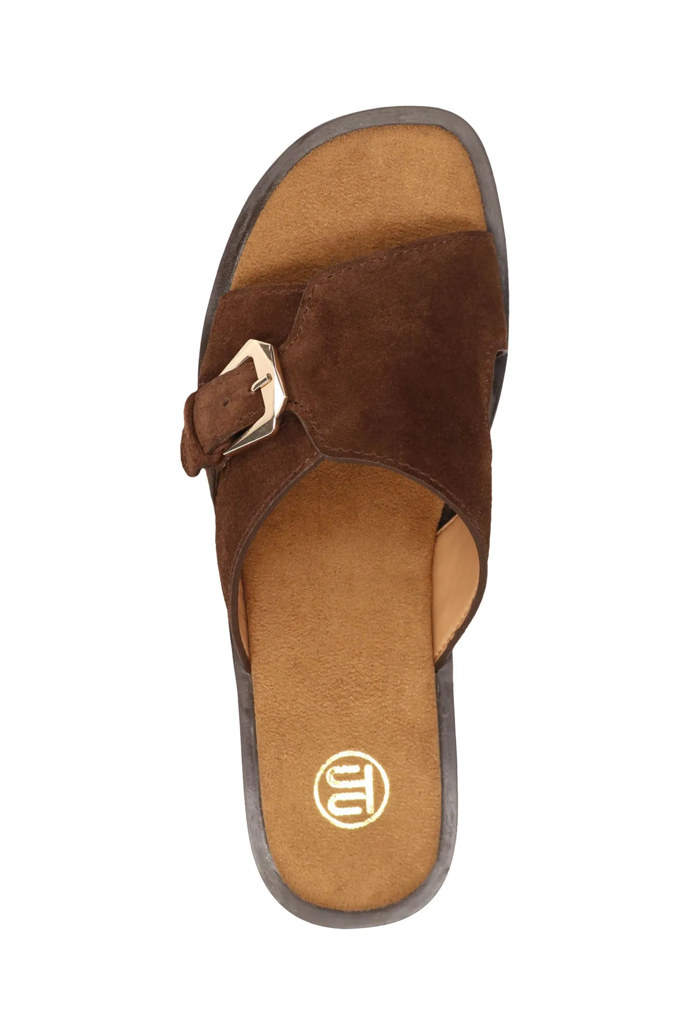 Bagatt D31-AK590-1400-6100 Dark Brown Suede Mule Sandal