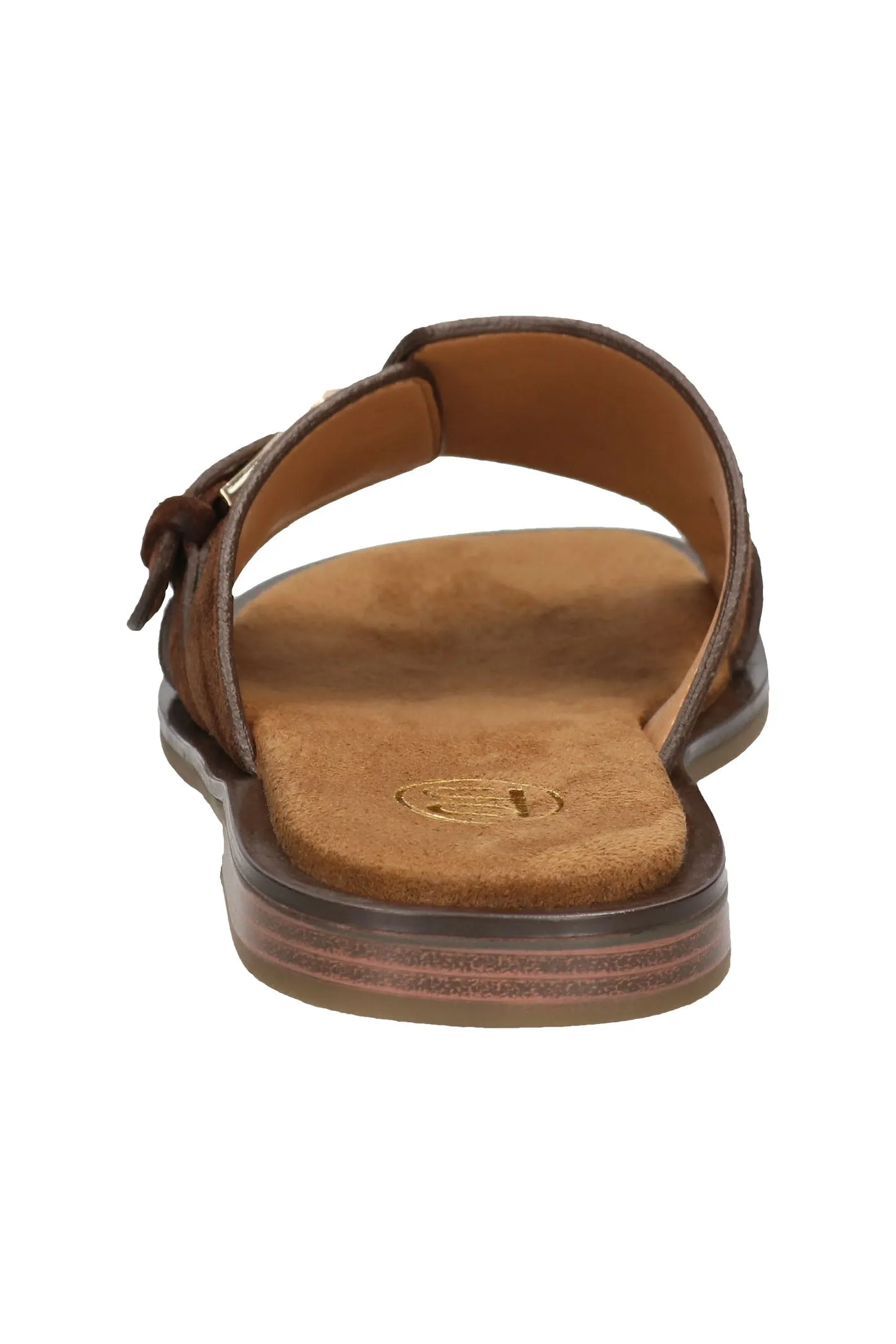 Bagatt D31-AK590-1400-6100 Dark Brown Suede Mule Sandal