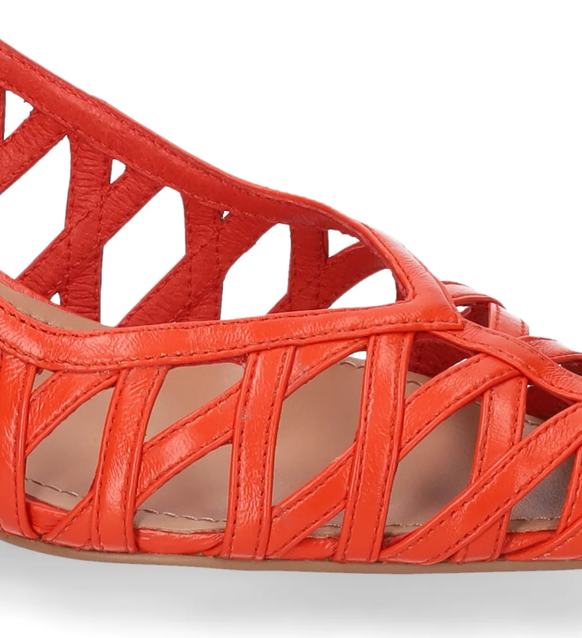 Bibi Lou Liala 45 Red Sling back Heels