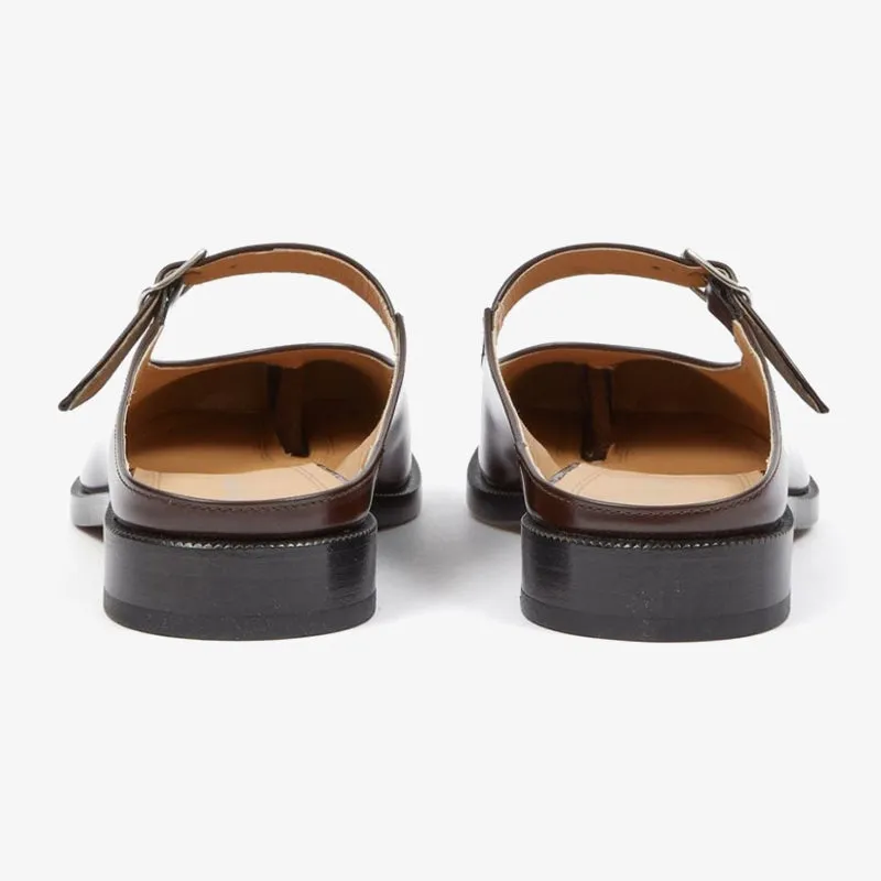 Cedar Brown Tabi Leather Sandals