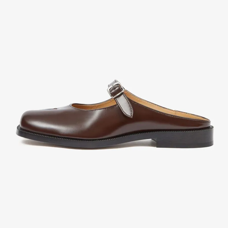 Cedar Brown Tabi Leather Sandals