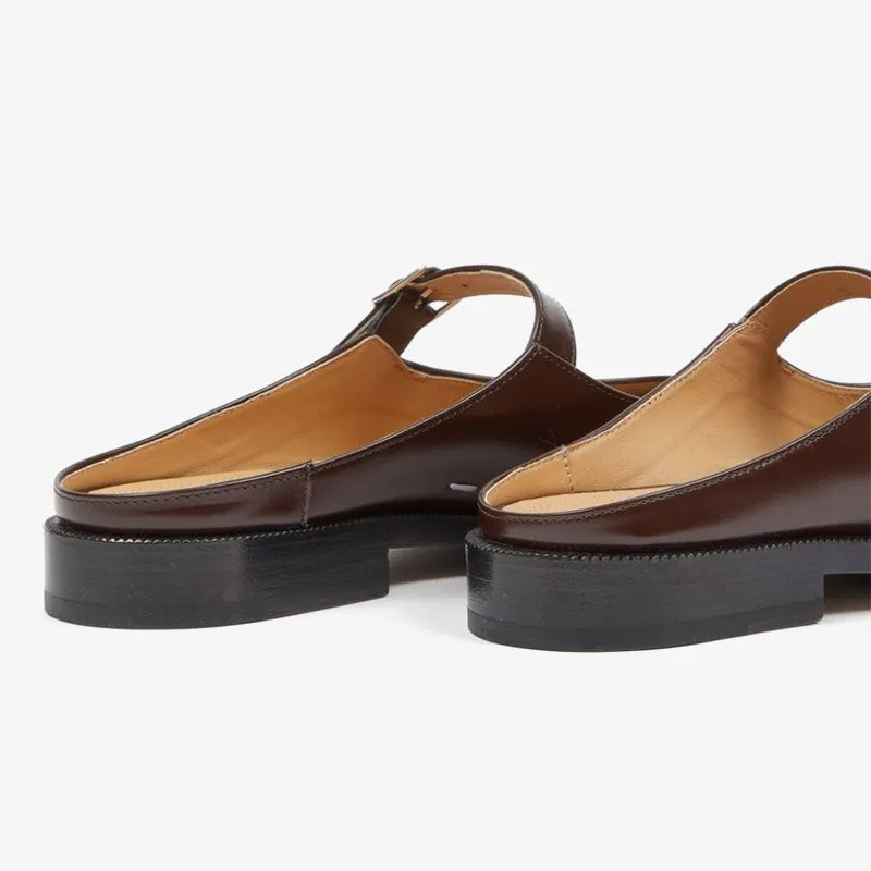 Cedar Brown Tabi Leather Sandals