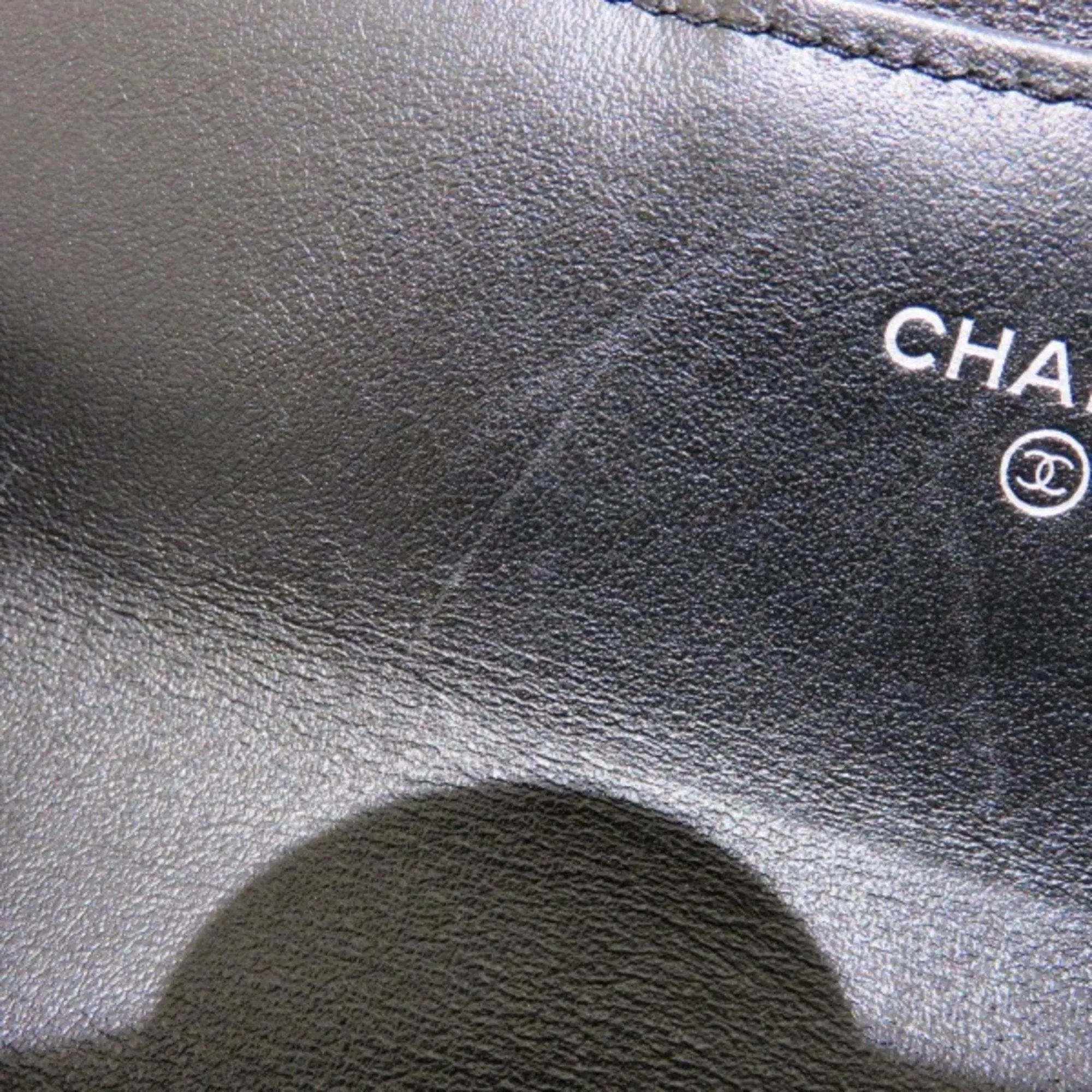 Chanel Black Patent leather  wallet accessories
