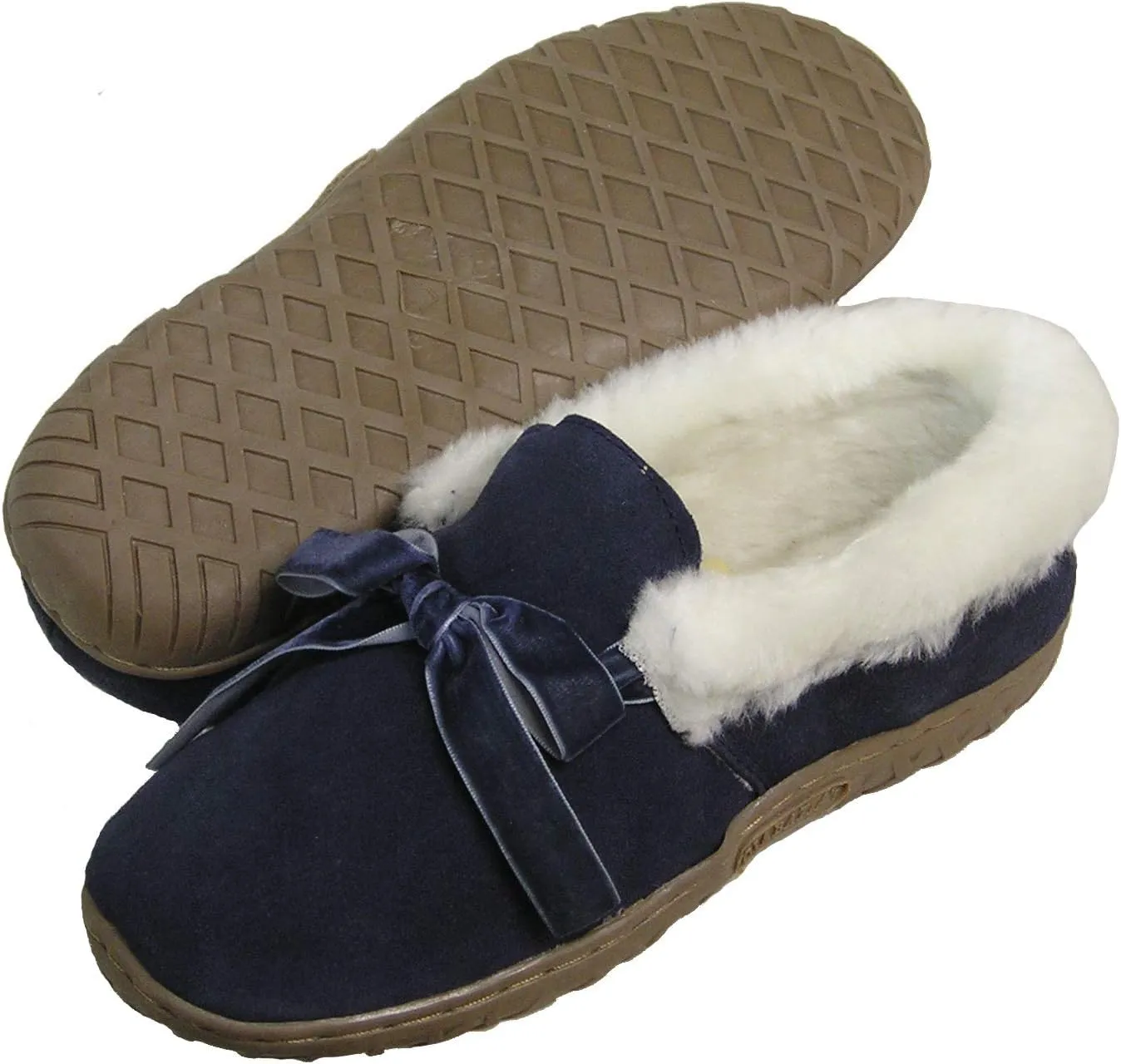 Ciabatta's Women's Ultimate Shearling Lined Slipper 2019 (Navy)