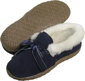 Ciabatta's Women's Ultimate Shearling Lined Slipper 2019 (Navy)