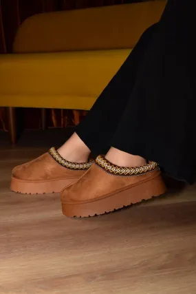 Cozy Platform Moccasin Slippers