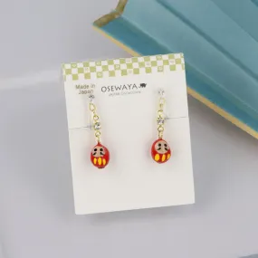 Daruma Figurine Invisible Clip Ons