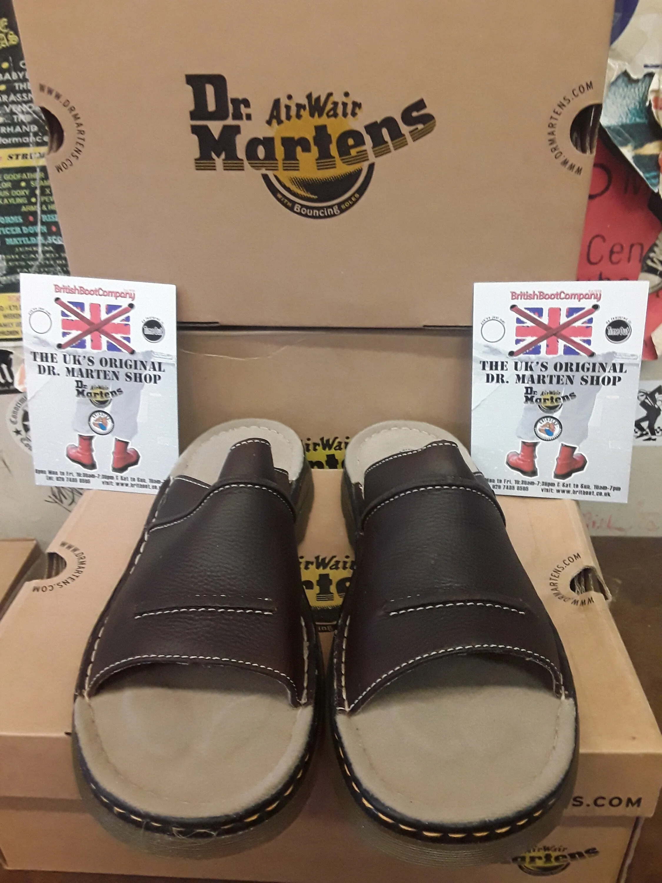 Dr Martens Bark Sandal, Size UK10, Mens Leather Sandals, Durable Sandals / 8b72