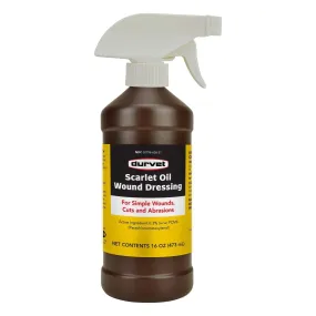 Durvet Scarlet Oil Wound Dressing Sprayer Livestock 16 oz.