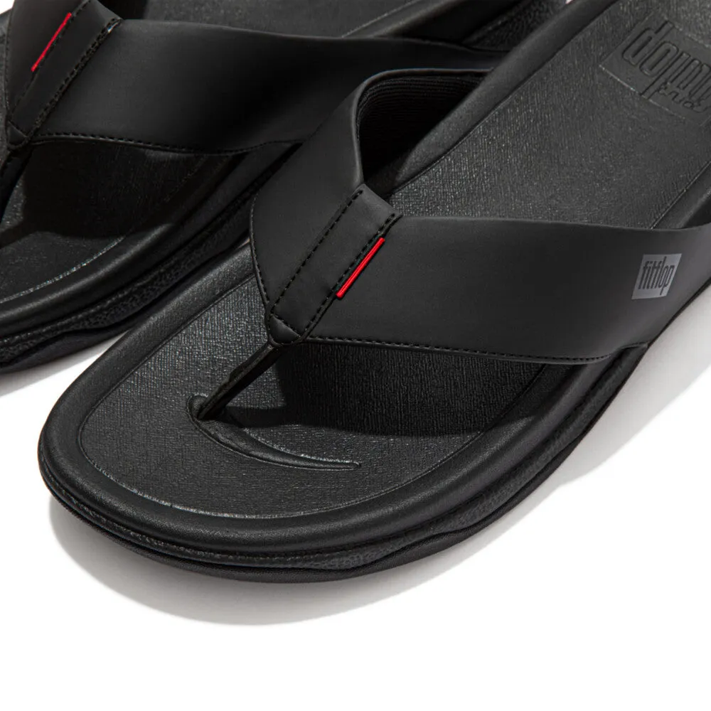 FitFlop Surfer Toe-Thongs Black