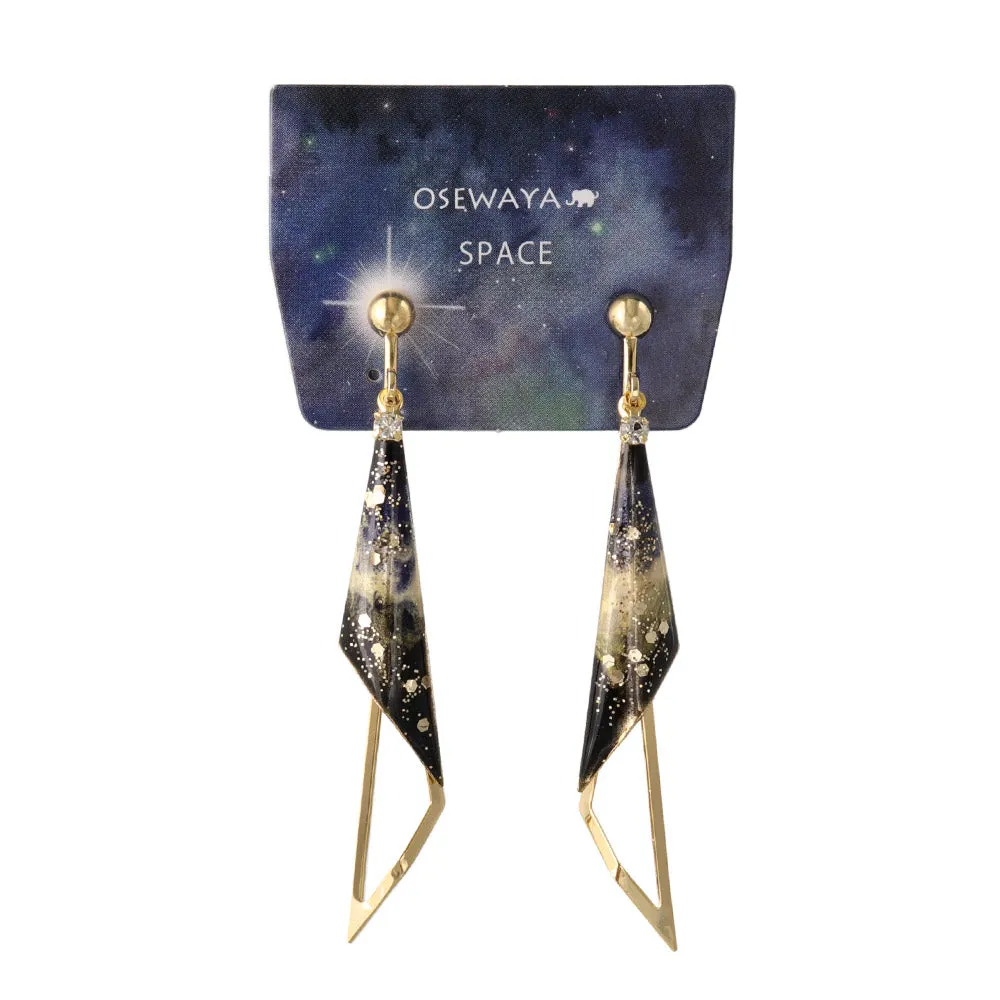 Galaxy Double Triangle Clip Ons