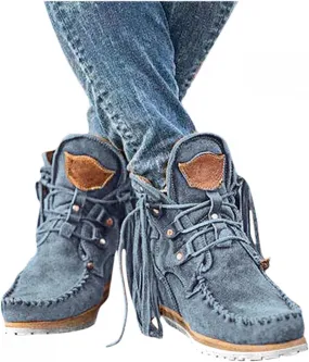 Gibobby Ankle Booties for Women Low Heel,Womens Ankle Boots Pointed Toe Faux Stacked Chunky Heels Tassels Side Zipper Booties Gibobby Ankle Booties for Women Low Heel,Womens Ankle Boots Pointed Toe Faux Stacked Chunky Heels Tassels Side Zipper Booties