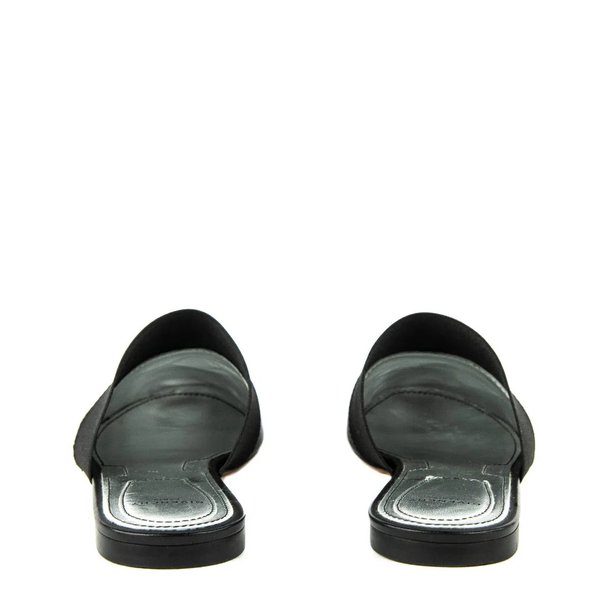 Givenchy Black Leather Bedford Logo Mules Size 9 | EU 39