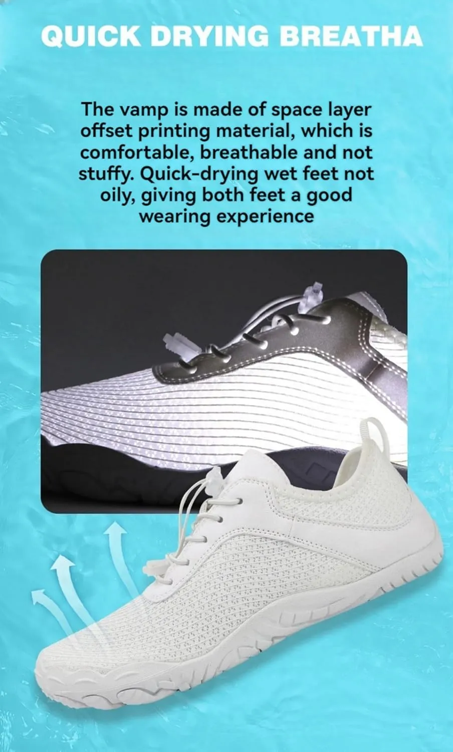 Hike Barefoot Shoes for Women Men Wide Toe Box Healthy & Non-Slip Barefoot Outdoor Unisex Pro Shoes Sneakers Aqua Sports Outdoor Quick Dry Zero Drop Trail Running Shoe