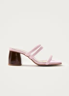 Indiana Pale Pink Leather Sandals