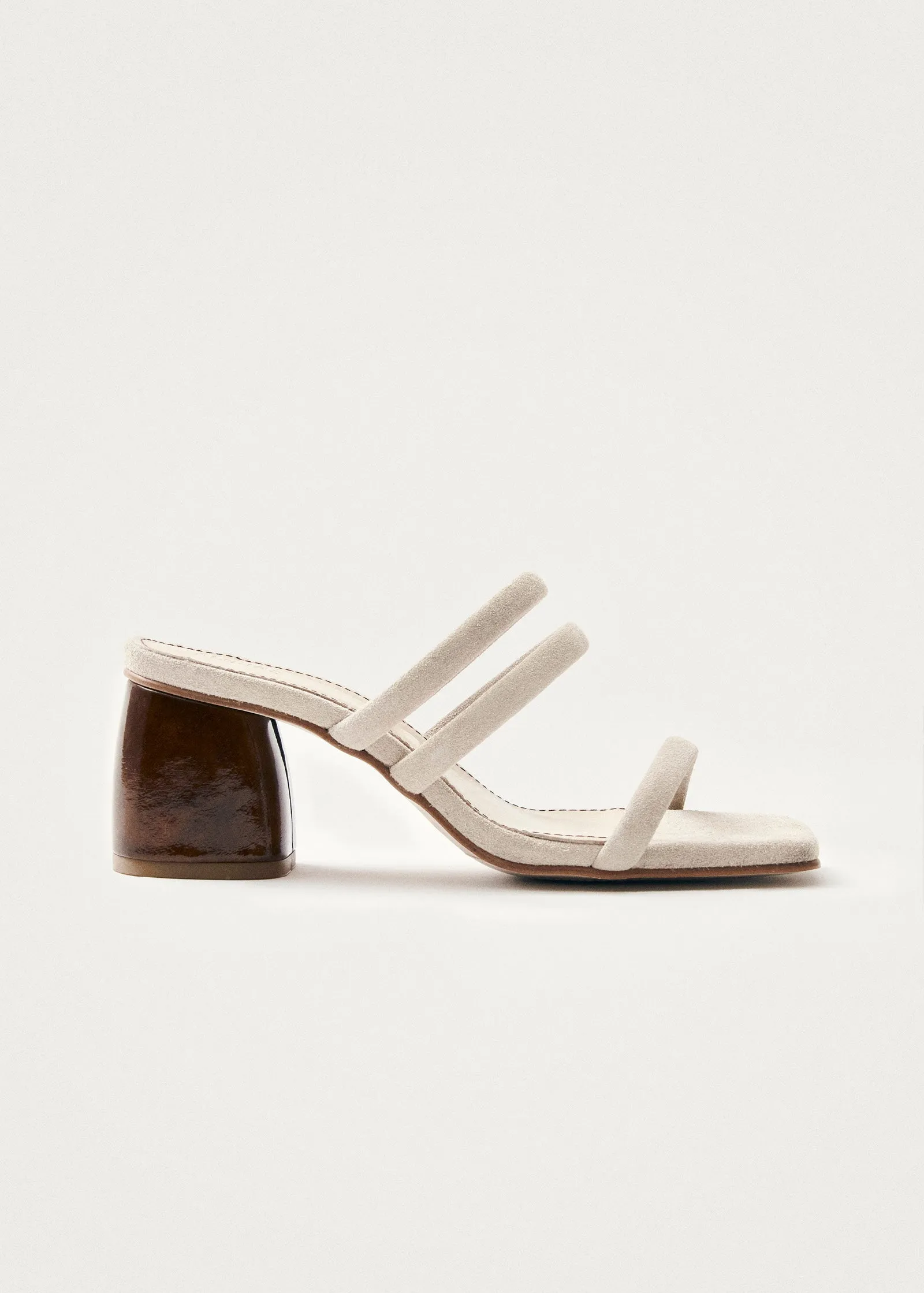 Indiana Stone Beige Leather Sandals