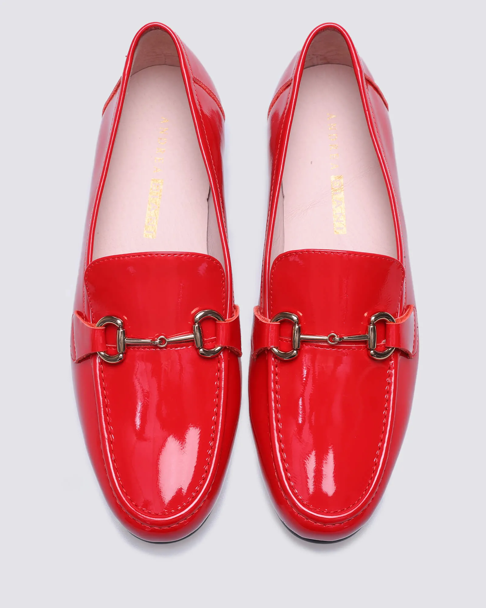 JITTERBUG LOAFERS RED PATENT LEATHER