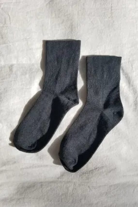 Le Bon Shoppe Sneaker Socks // Ht. Black