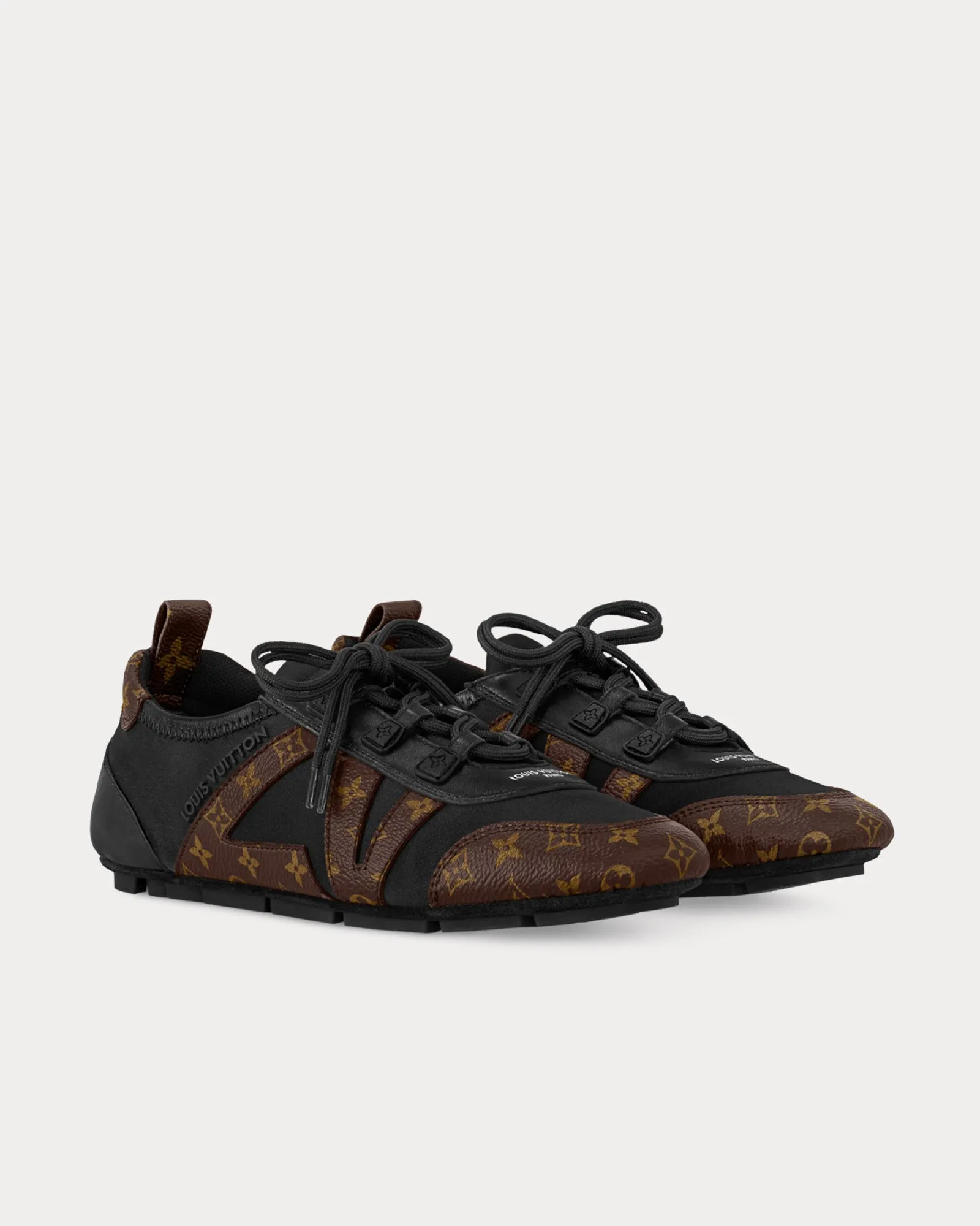 LV Sneakerina Monogram Black Low Top Sneakers