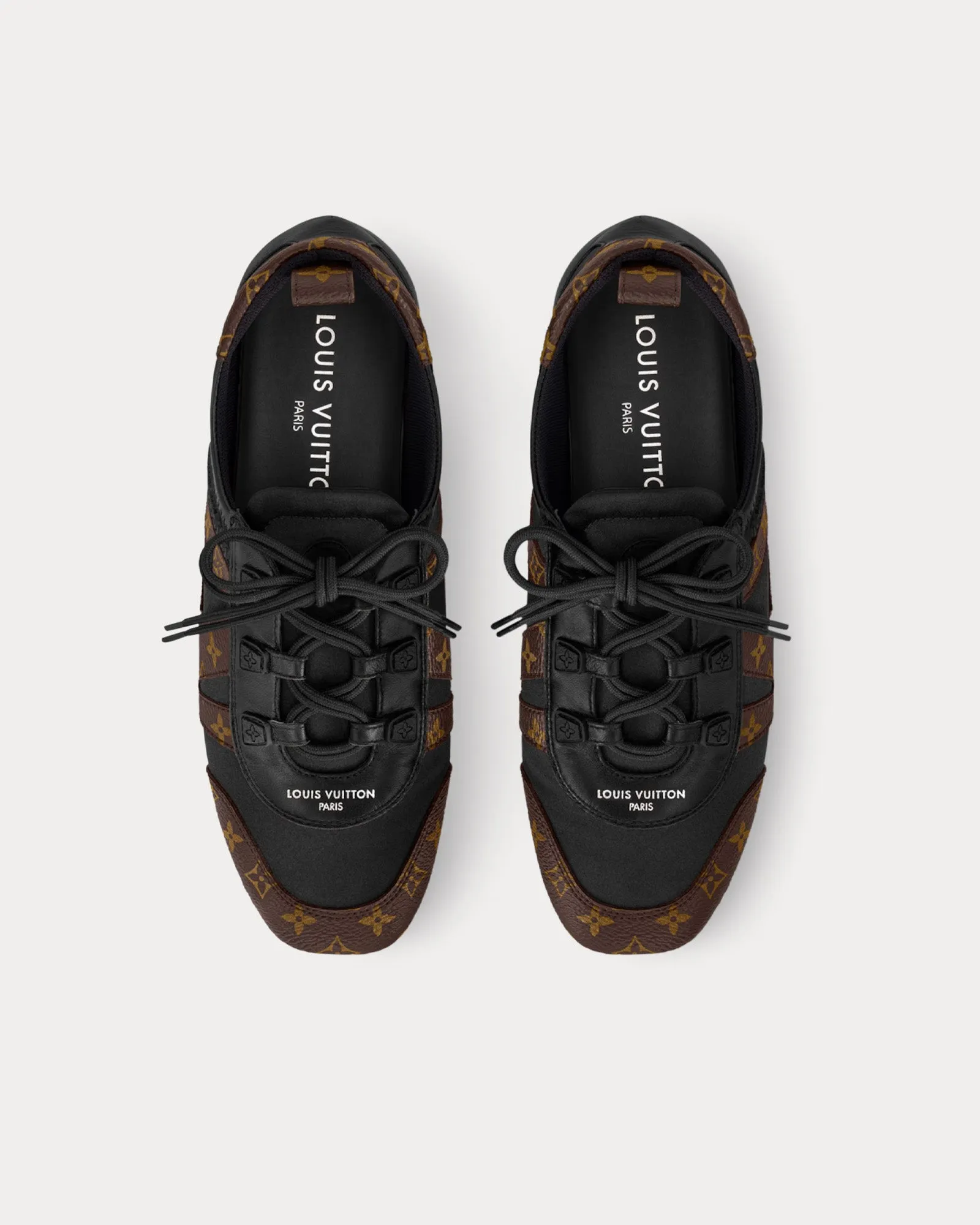 LV Sneakerina Monogram Black Low Top Sneakers