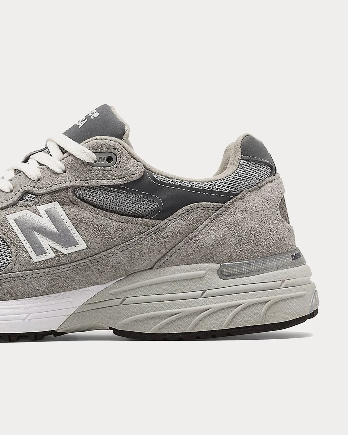 Made in USA 993 Grey Low Top Sneakers