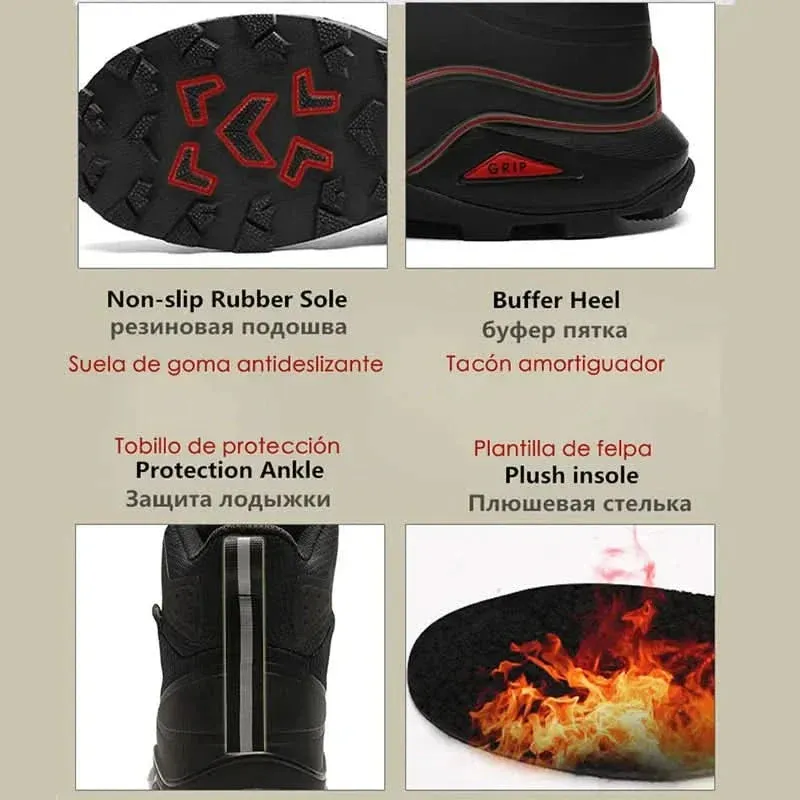 Men's Winter Trekking Shoes - Waterproof & Insulated