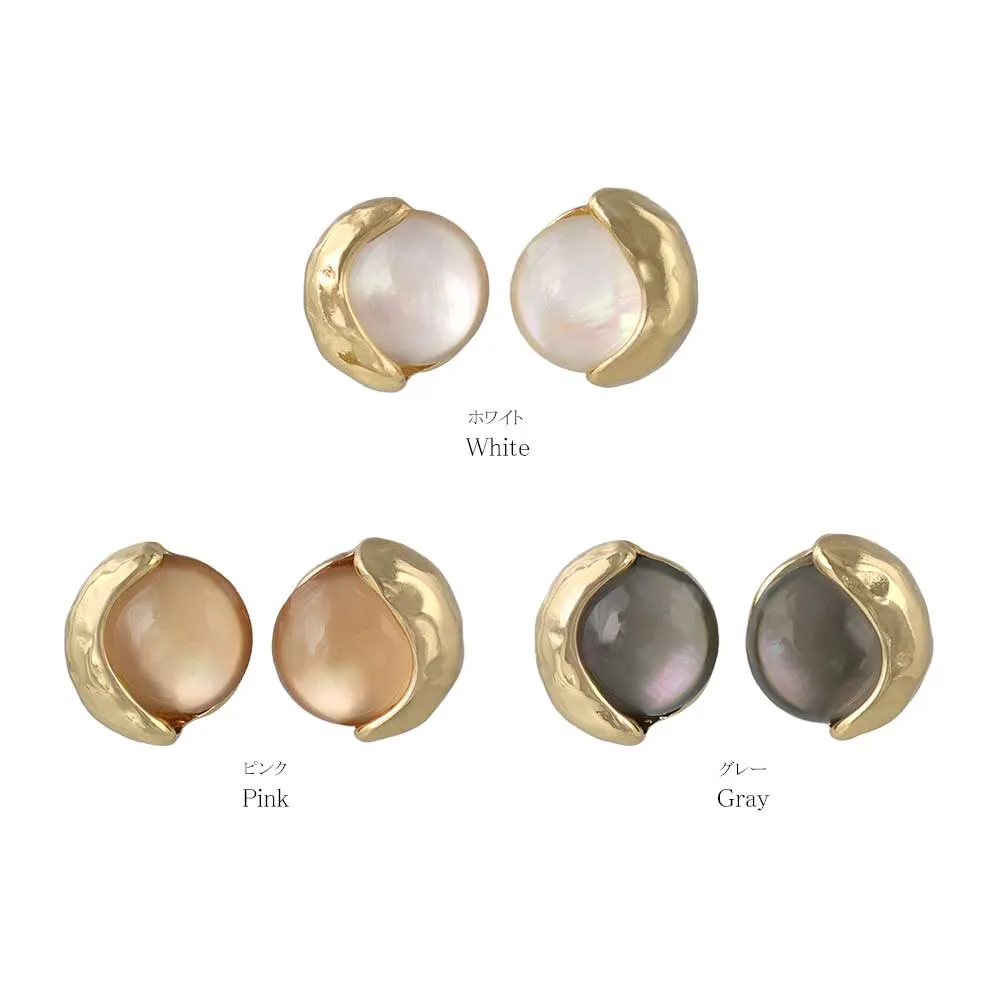 Molten Metal color Stone Clip Ons