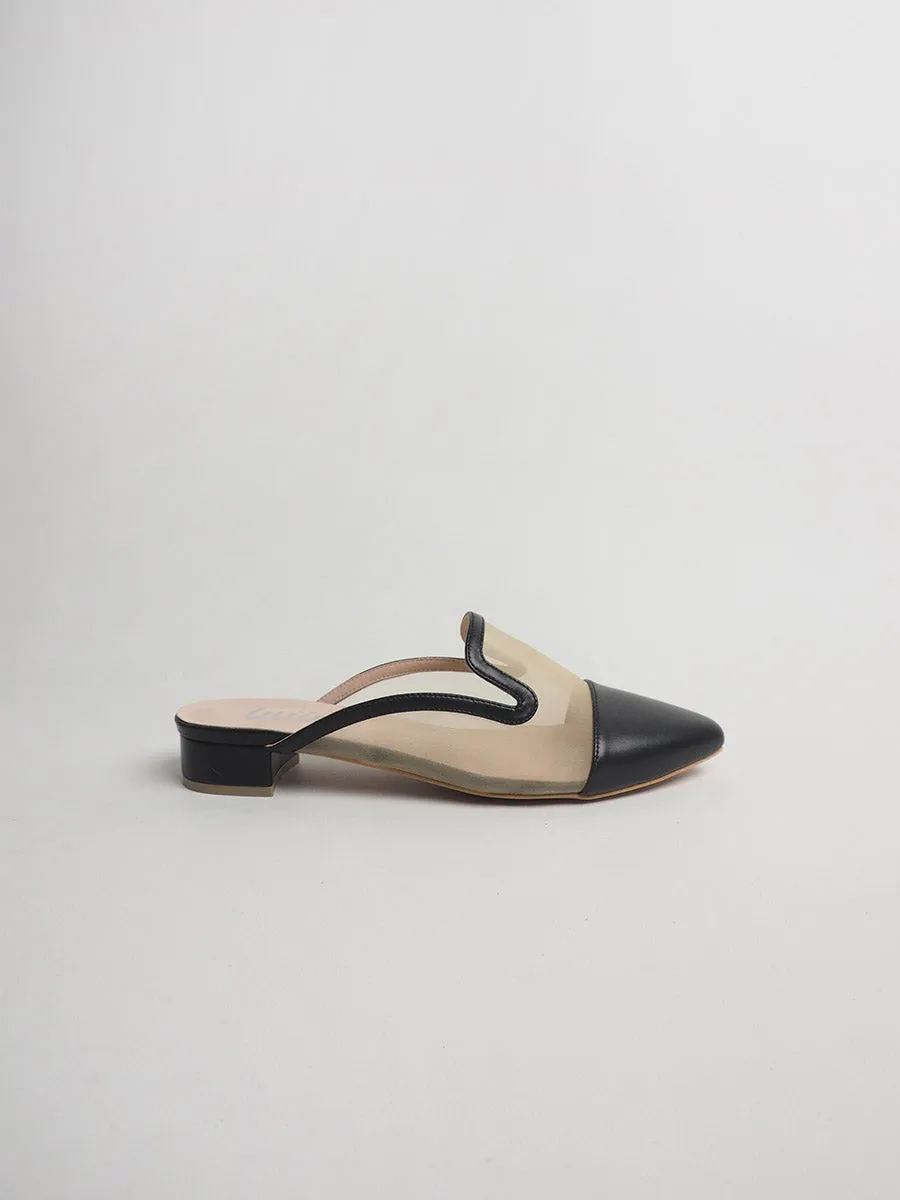 MOSELLE low heel mules