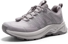 NORTIV 8 Women's Quick Laces Hiking Shoes Lightweight Walking Outdoors Trekking Trails Camping Casual Sneakers