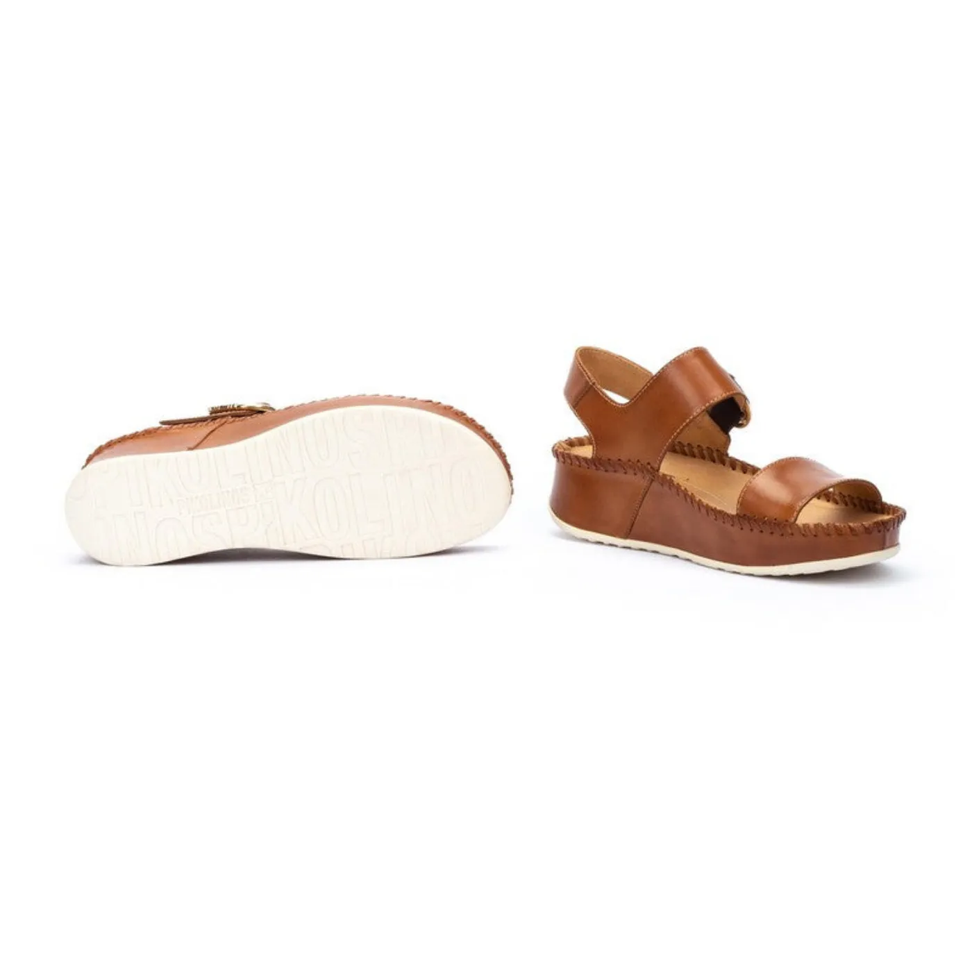 Pikolinos Marina W1c-0709 Women's Wedge Sandals in Brandy