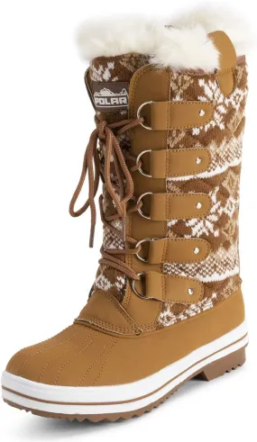 Polar Women's Nylon Tall Winter Snow Boot