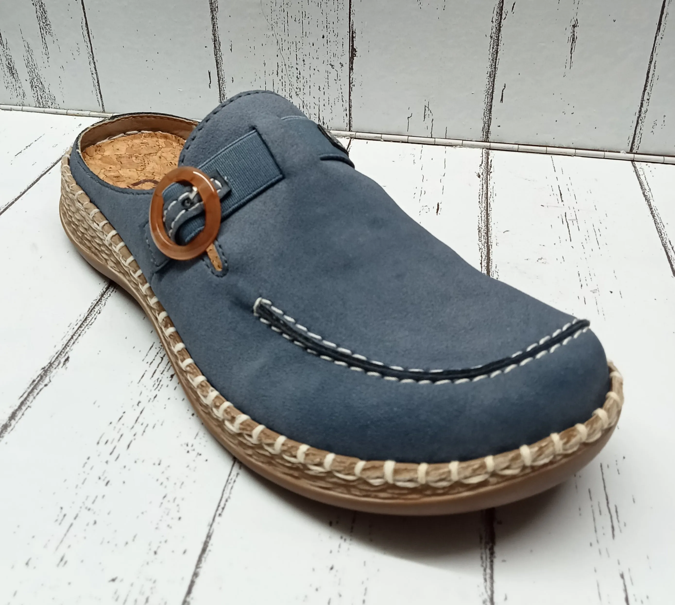 RIEKER - 46494-14 - MULE/SLIP ON SANDALS - Blue