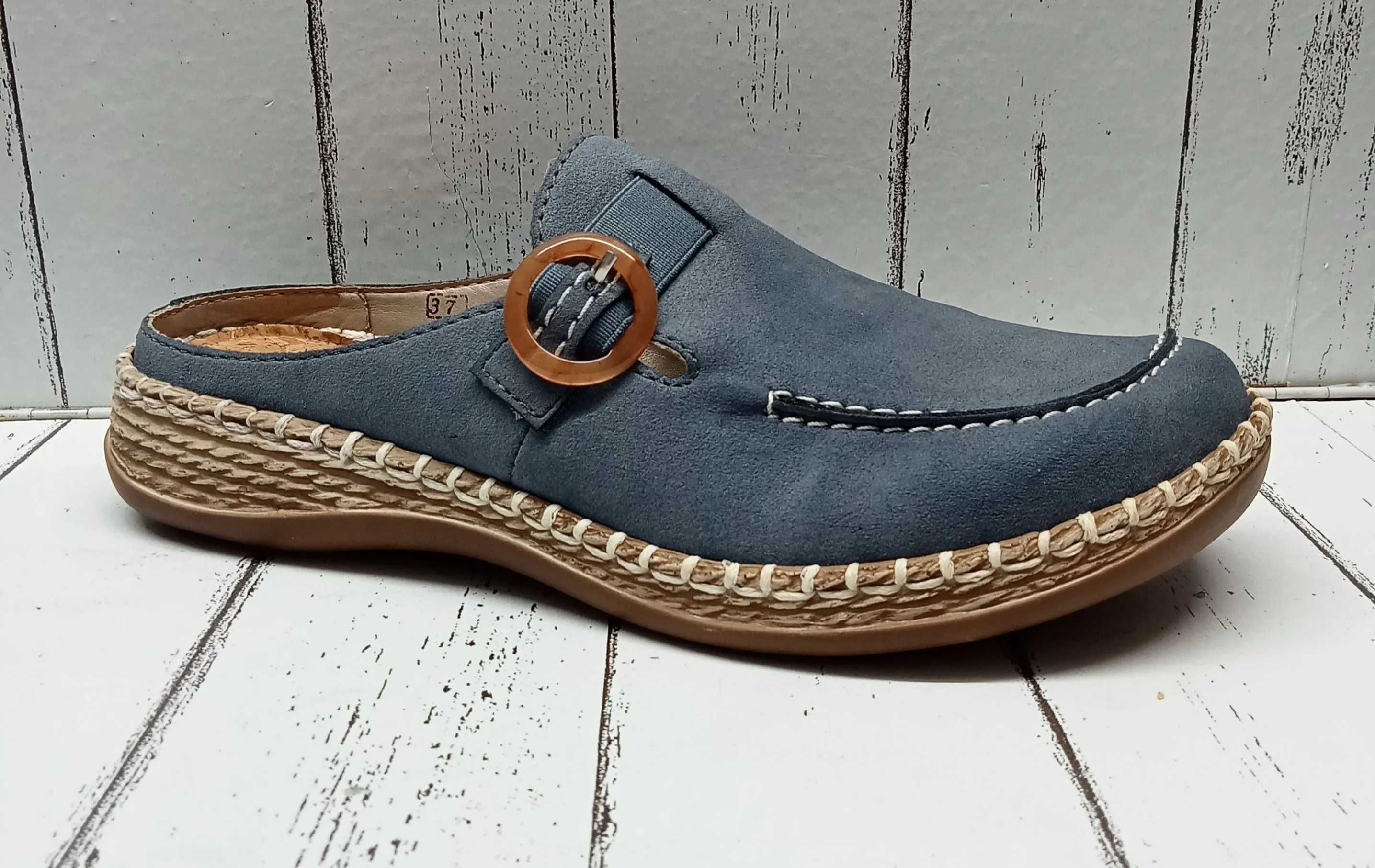 RIEKER - 46494-14 - MULE/SLIP ON SANDALS - Blue