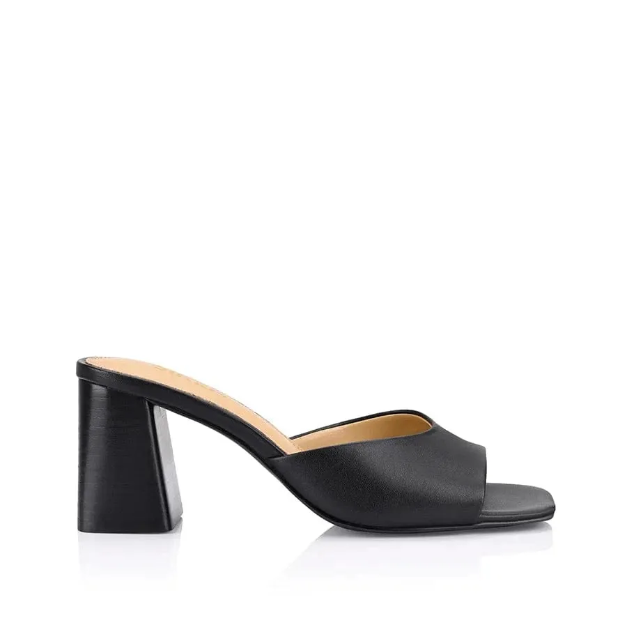 SIREN STOP HEELED MULES