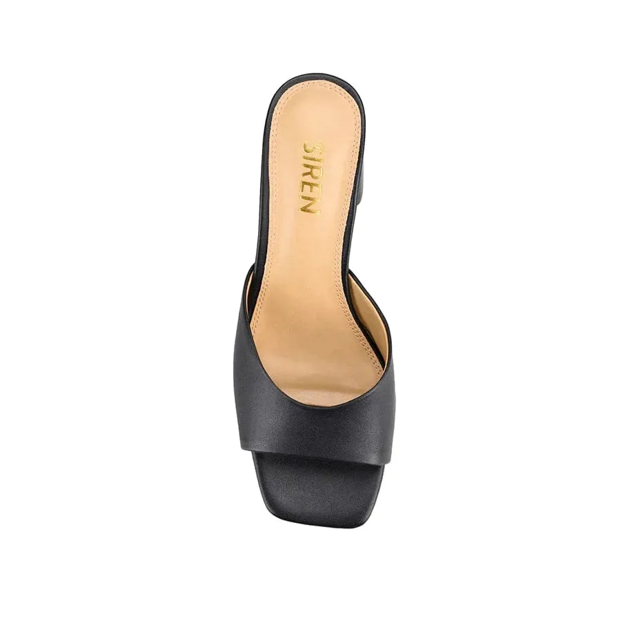 SIREN STOP HEELED MULES