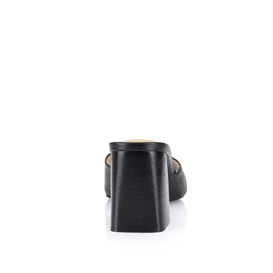 SIREN STOP HEELED MULES