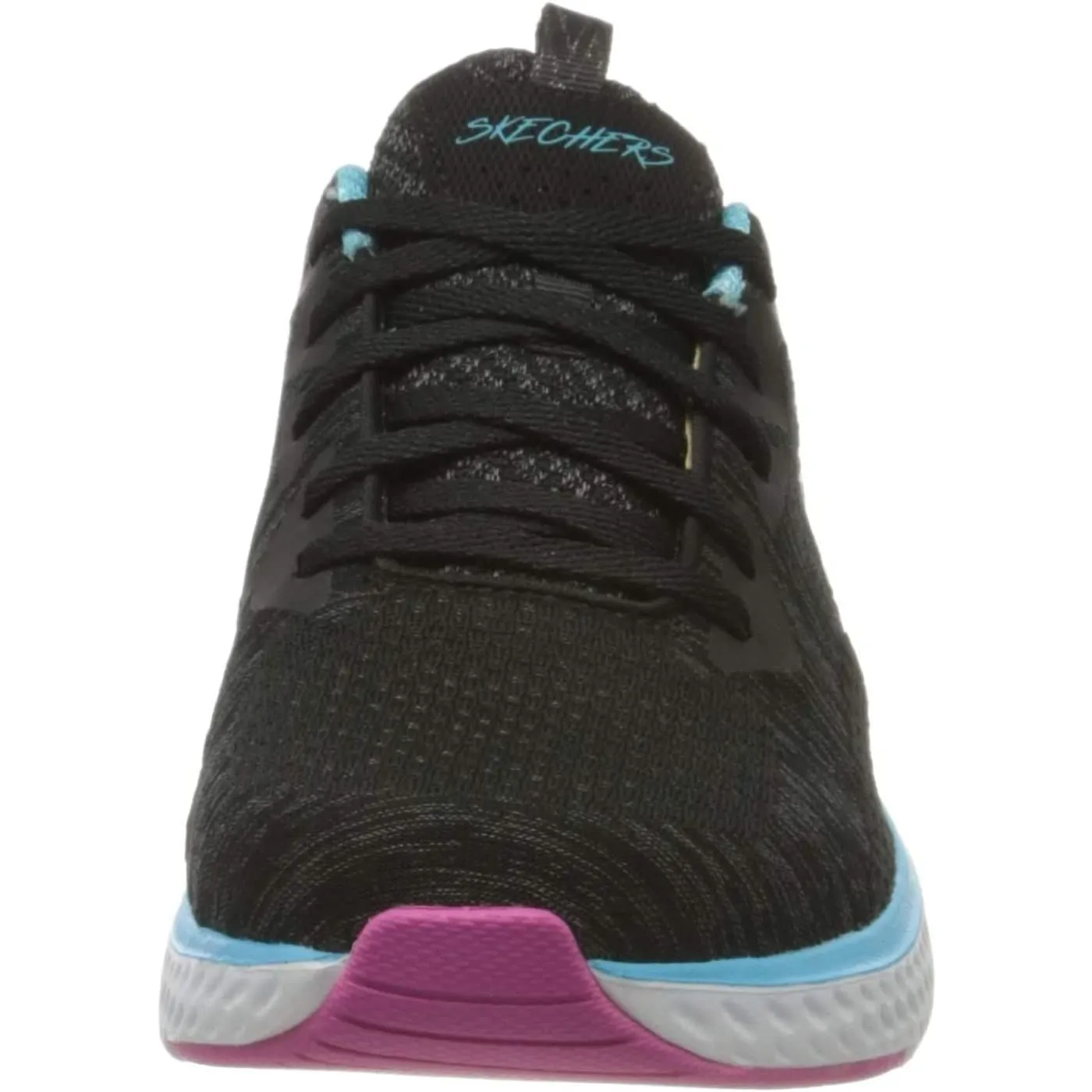 Skechers Solar Fuse Brisk Escape Black Multi Womens Trainers Sneakers
