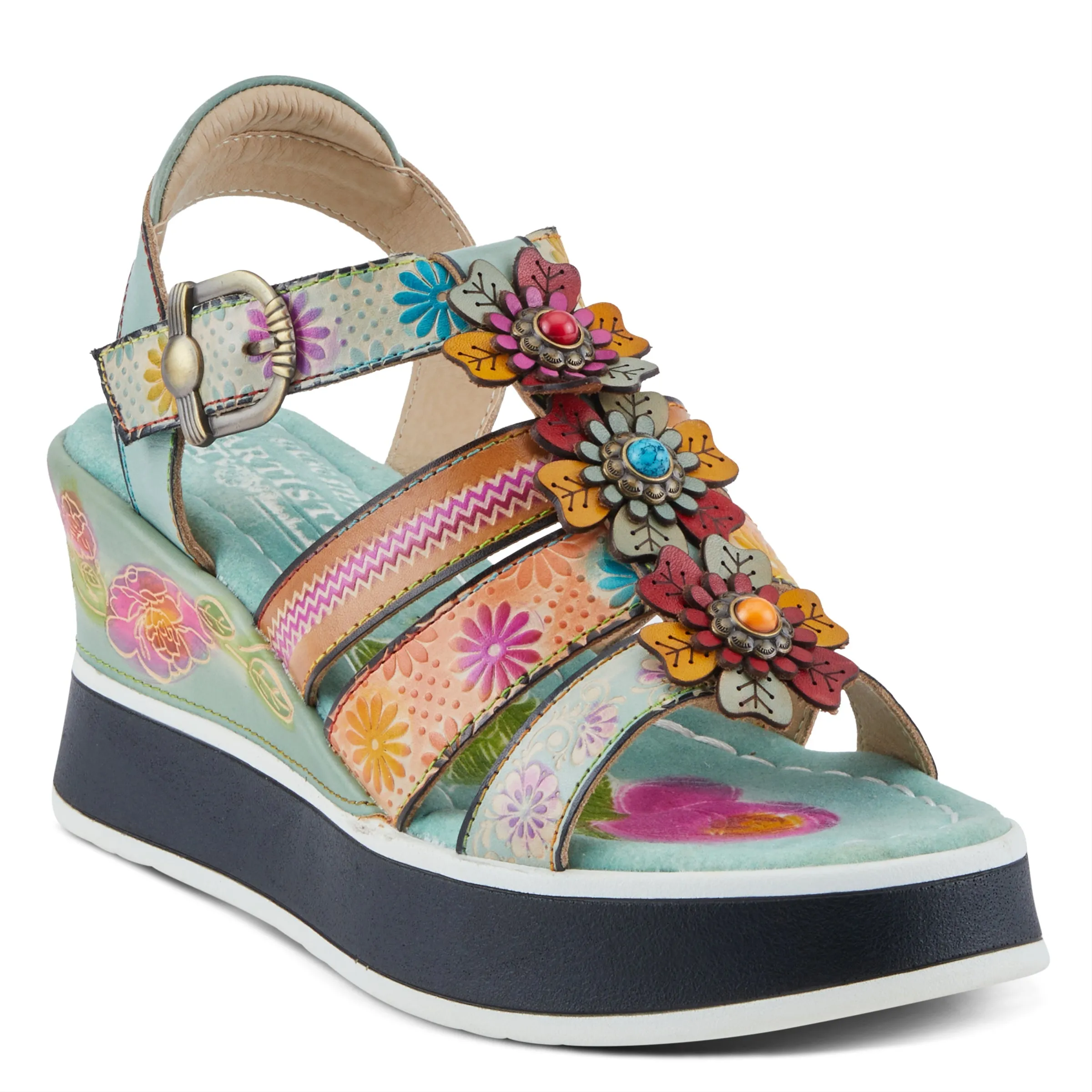 Spring Step Shoes L'Artiste Floralbloom Sandals