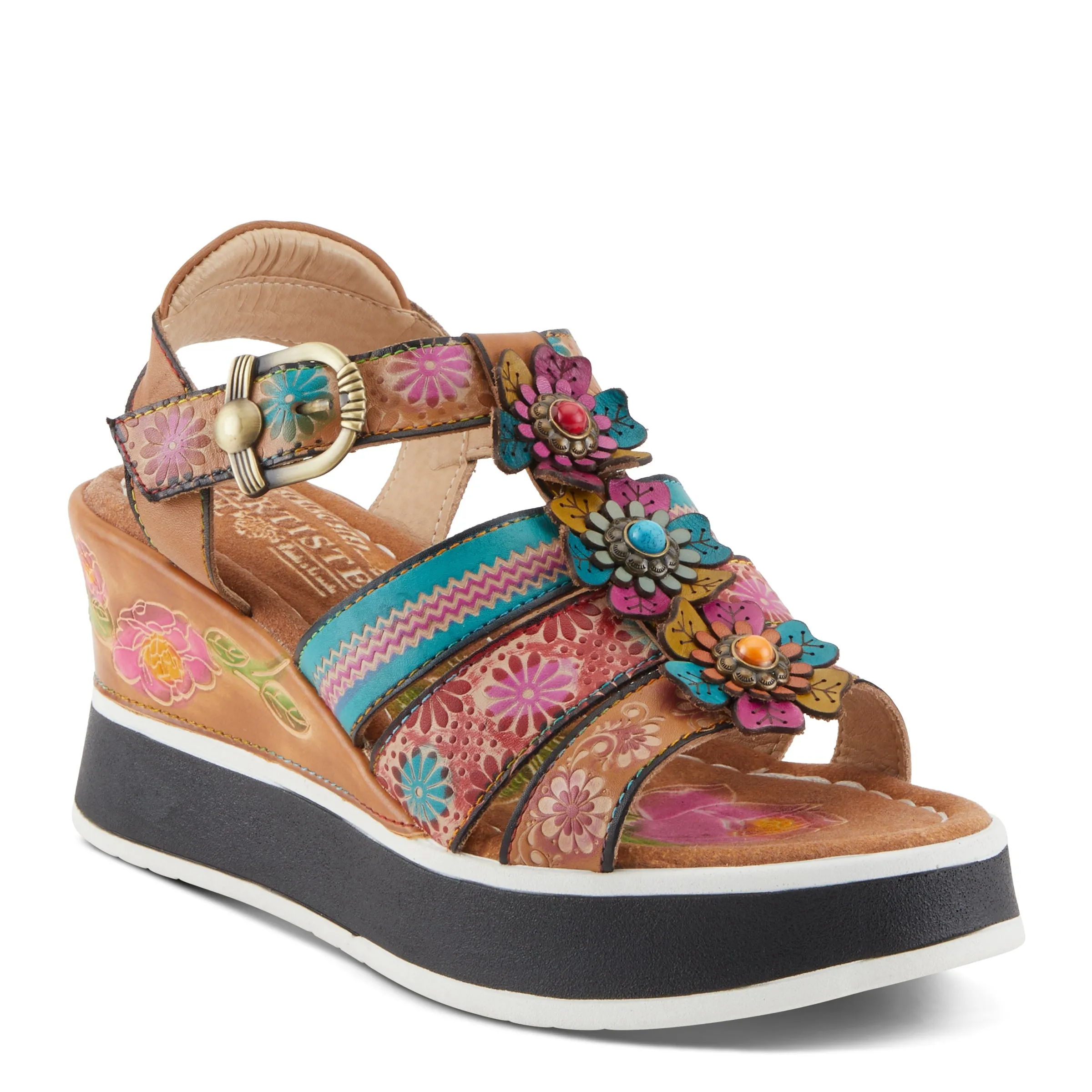 Spring Step Shoes L'Artiste Floralbloom Sandals