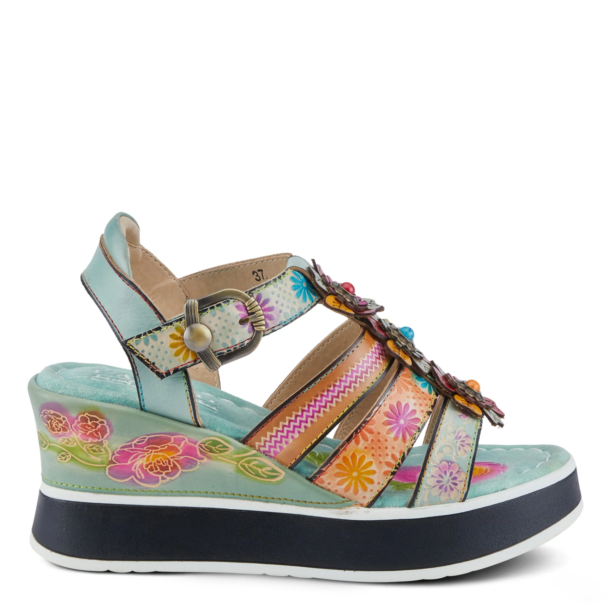 Spring Step Shoes L'Artiste Floralbloom Sandals