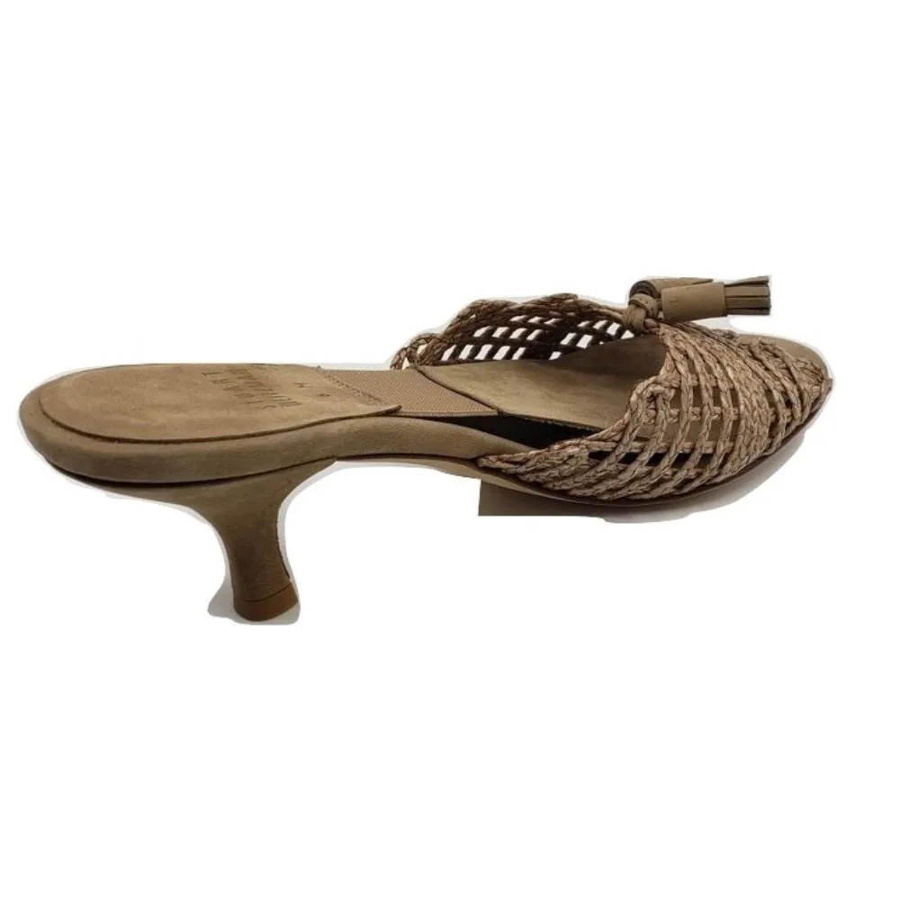 Stringtass Camel Twine Stuart Weitzman Slide Sandals