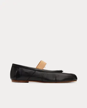 Tabi Elastic Band Ballerina Black Flats