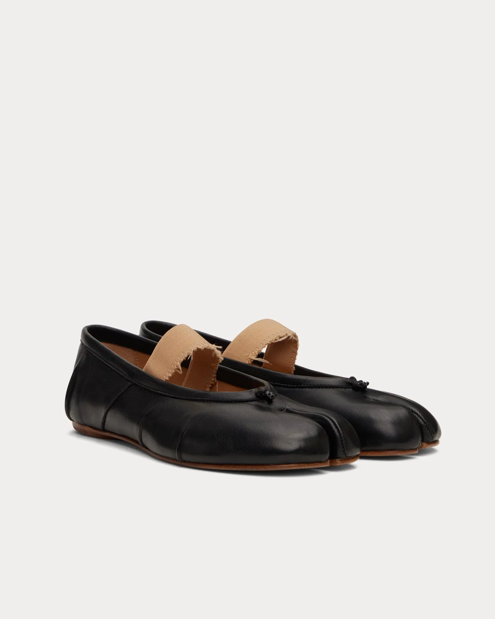 Tabi Elastic Band Ballerina Black Flats