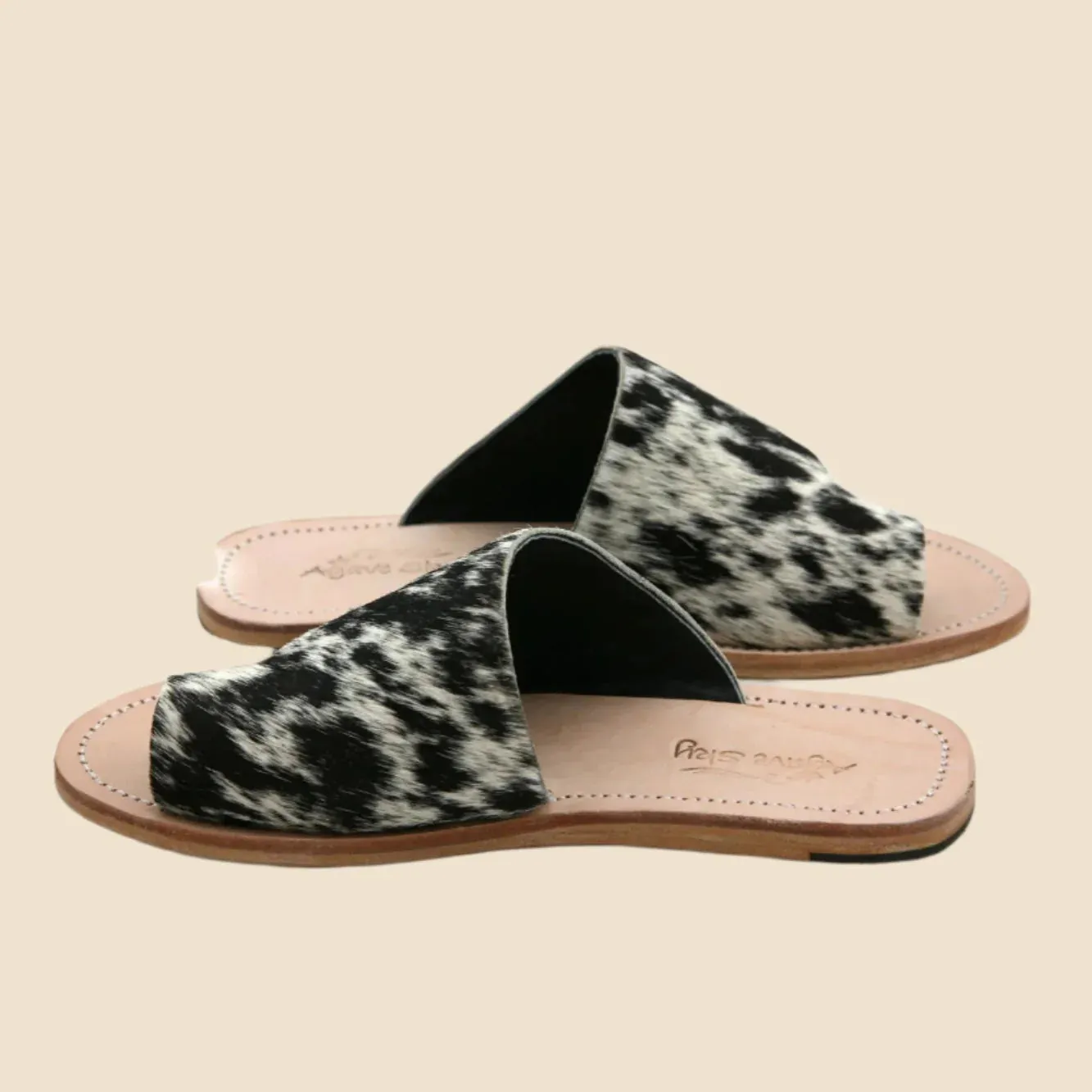 Tanya Cowhide - Salt & Pepper