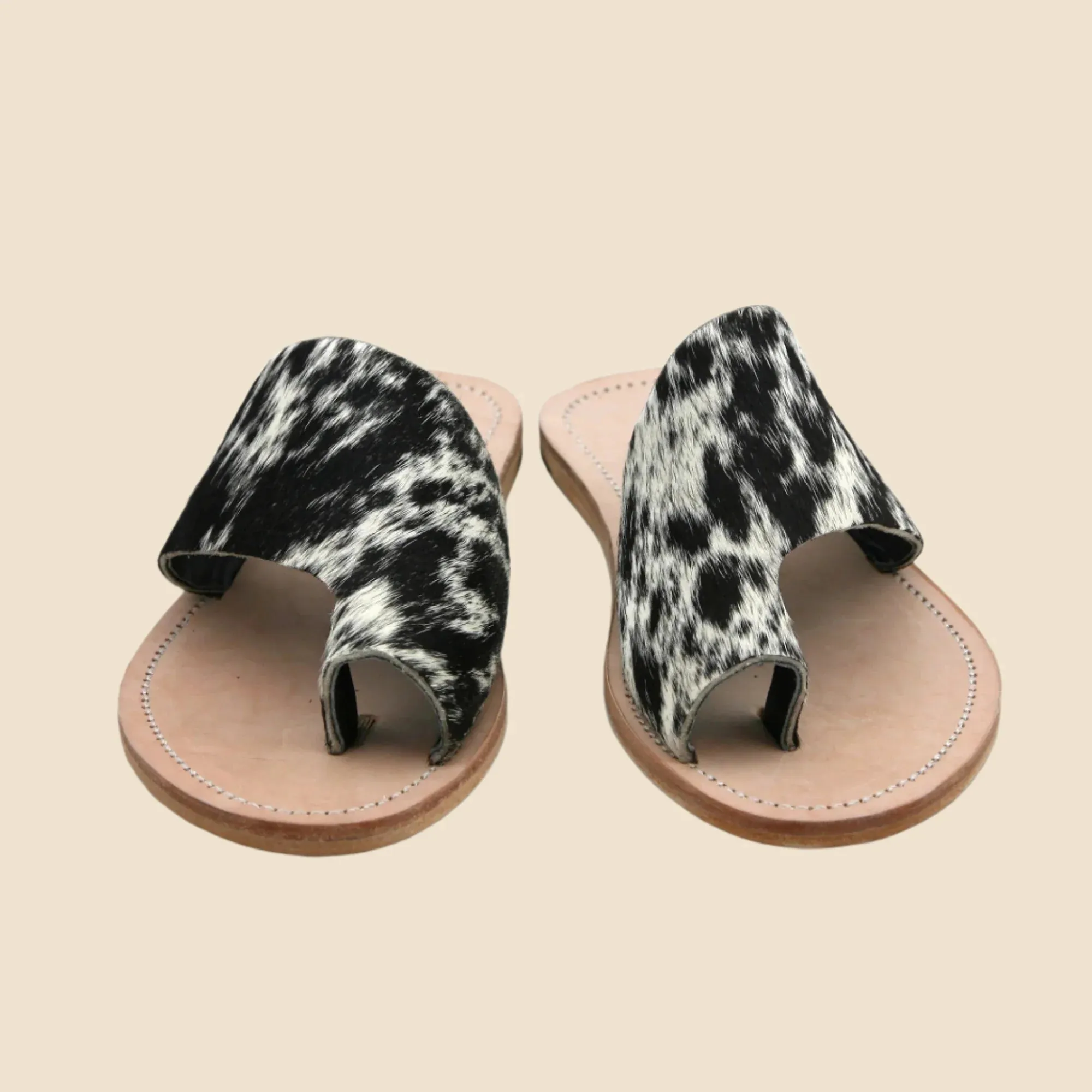 Tanya Cowhide - Salt & Pepper