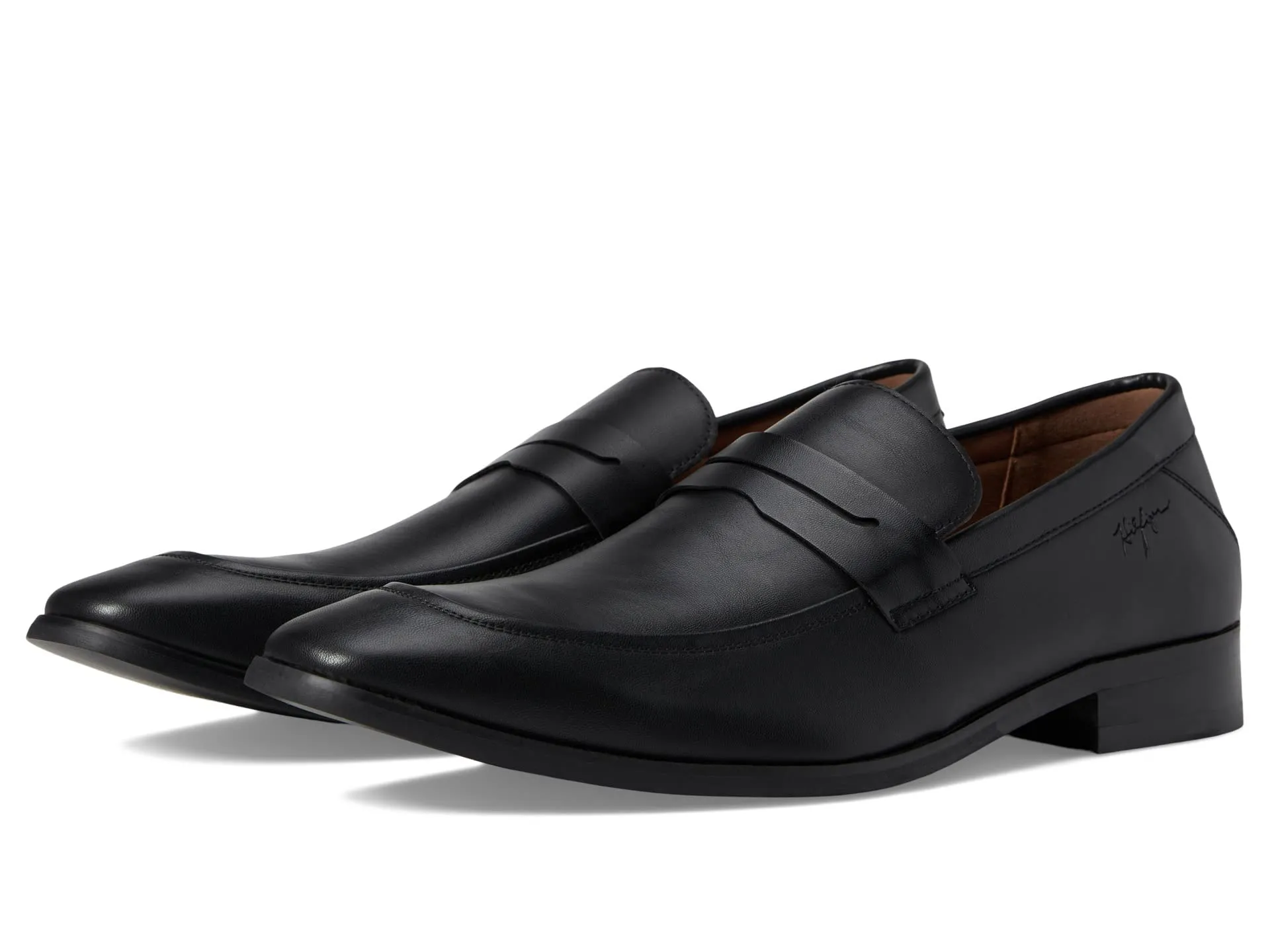 Tommy Hilfiger Men's Black Simol Penny Loafers